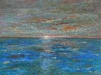 Tramonto  Olio su pannello telato - 30 x 40